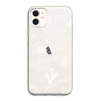 Good vibes: iPhone 11 Transparant Hoesje