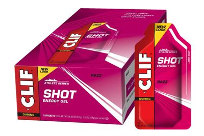 Clif Shot Energie Gel met Framboos (24 Stuks)