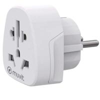 Universele adapter Muvit For Change MCADP0007 Wit
