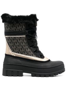 Michael Michael Kors bottines Ozzie à logo - Noir