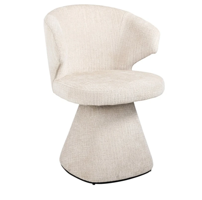 Eetkamerstoel Gatsbi Beige Chenille brandvertragend