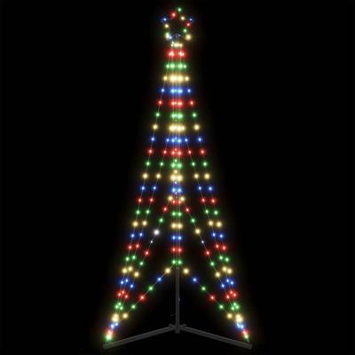 VidaXL Led-kerstboom 363 leds kleurrijk 182 cm