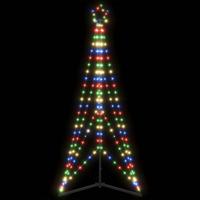 VidaXL Led-kerstboom 363 leds kleurrijk 182 cm