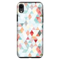 Gekleurde driehoekjes pastel: iPhone XR Tough Case