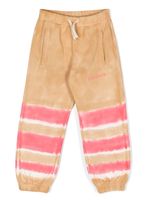 Palm Angels Kids pantalon de jogging à imprimé tie dye - Marron