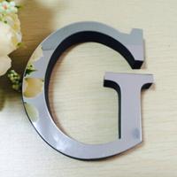 2 PC'S Home Decoratie creatieve persoonlijkheid Engelse letters acryl spiegel 3D DIY muur stickers (G)