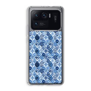 Blauw motief: Xiaomi Mi 11 Ultra Transparant Hoesje