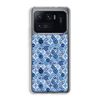 Blauw motief: Xiaomi Mi 11 Ultra Transparant Hoesje Blauw motief: Xiaomi Mi 11 Ultra Transparant Hoesje