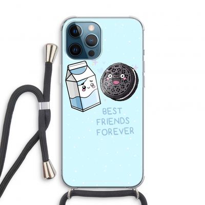 Best Friend Forever: iPhone 12 Pro Transparant Hoesje met koord