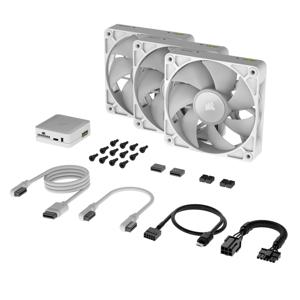 Corsair iCUE LINK RX120 RGB Computer behuizing Ventilator 12 cm Wit 3 stuk(s)