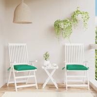 Palletkussens 2 st 50x50x7 cm oxford stof groen