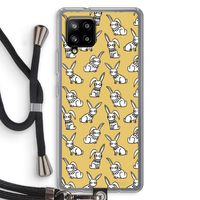 Haas: Samsung Galaxy A42 5G Transparant Hoesje met koord