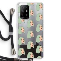 King Kylie: Oppo A95 5G Transparant Hoesje met koord