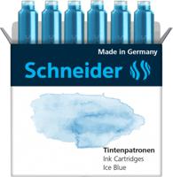 6 Inktpatronen Schneider Ice Blue pastel
