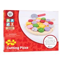 Bigjigs houten pizza met beleg Bigjigs houten pizza met beleg