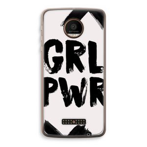 Girl Power #2: Motorola Moto Z Force Transparant Hoesje
