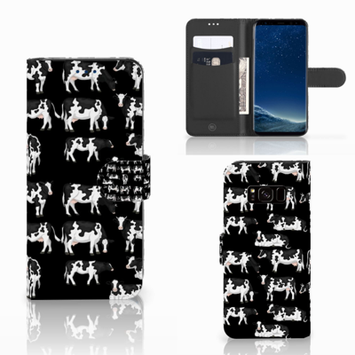 Samsung Galaxy S8 | Telefoonhoesje | Met pasjeshouder | Koetjes