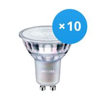 Voordeelpak 10x Philips MASTER Value LEDspot GU10 PAR16 3.7W 285lm 60D - 940 Koel Wit | Beste Kleurweergave - Dimbaar - Vervangt 35W