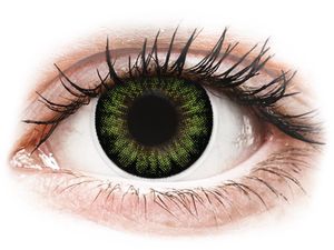 ColourVUE BigEyes Party Green - zonder sterke (2 lenzen)