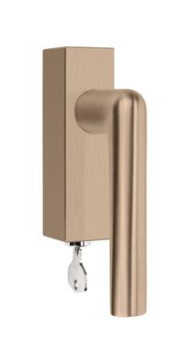 Formani Piet Boon INC PBI101-DKLOCK draaikiepgarnituur afsluitbaar linkswijzend - PVD licht brons