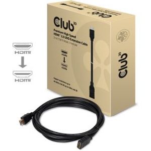 CLUB3D CAC-1321 High Speed HDMI 1.4 HD Extension Cable 3m
