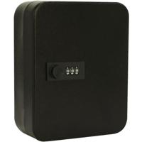 Sleutelkast met combinatieslot, voor 30 sleutels, zwart