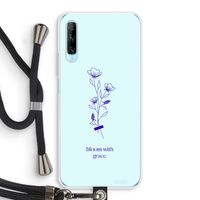 Bloom with grace: Huawei P Smart Pro Transparant Hoesje met koord