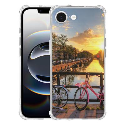 Apple iPhone 16e Hoesje - Amsterdamse Grachten TPU Antishock