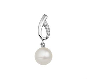 TFT Hanger Zilver parel en met zirkonia 26 mm