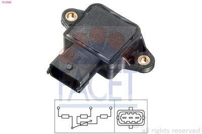 Sensor, smoorkleppenverstelling 105086