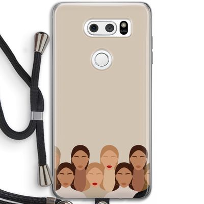 Girls girls girls: LG V30 Transparant Hoesje met koord