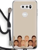 Girls girls girls: LG V30 Transparant Hoesje met koord