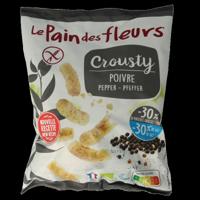 Pain Des Fleurs Crousty chips peper glutenvrij bio 75 Gram