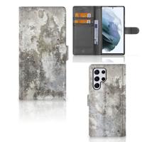 Samsung Galaxy S22 Ultra | Bookcase | Beton Print