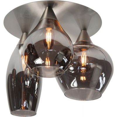 Plafondlamp Cambio nikkel 3 lichts