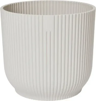 Elho vibes fold bloempot 18 cm zijdewit