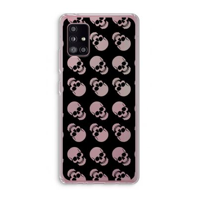 Musketon Skulls: Samsung Galaxy A51 5G Transparant Hoesje