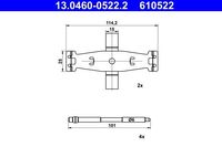 Accessoireset, schijfremblok 13046005222