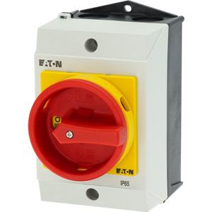 Eaton T0-3-15680/I1/SVB elektrische schakelaar Tuimelschakelaar 3P Rood, Wit, Geel