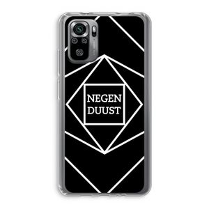 Negenduust geometrisch: Xiaomi Redmi Note 10S Transparant Hoesje
