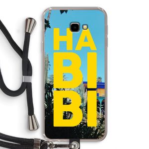 Habibi Majorelle : Samsung Galaxy J4 Plus Transparant Hoesje met koord