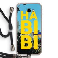 Habibi Majorelle : Samsung Galaxy J4 Plus Transparant Hoesje met koord
