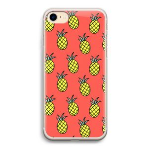 Ananas: iPhone 7 Transparant Hoesje