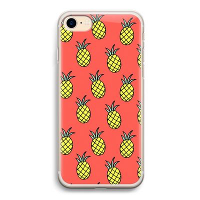 Ananas: iPhone 7 Transparant Hoesje