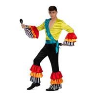Kostuums voor Volwassenen My Other Me Rumba danser Geel Maat M