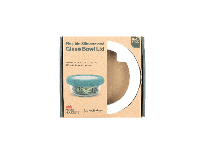 Food Huggers Siliconen deksel - white - medium