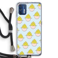 Citroenen: Motorola Moto G9 Plus Transparant Hoesje met koord