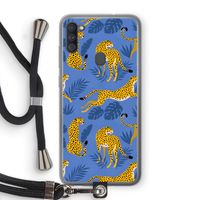 Luipaard: Samsung Galaxy A11 Transparant Hoesje met koord