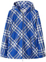 Burberry veste à carreaux - Bleu