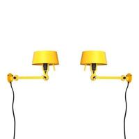 Tonone Bolt Bed Underfit wandlamp met stekker set van 2 Sunny Yellow